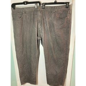 Knockout Jeans Men's Gray Denim SIZE - W56 L34